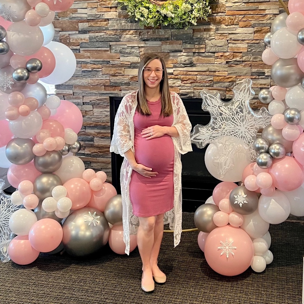 Maternity Short Sleeve Bodycon Ribbed Dress